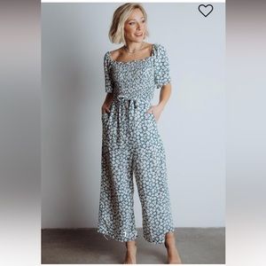 Kendall Blue floral jumpsuit